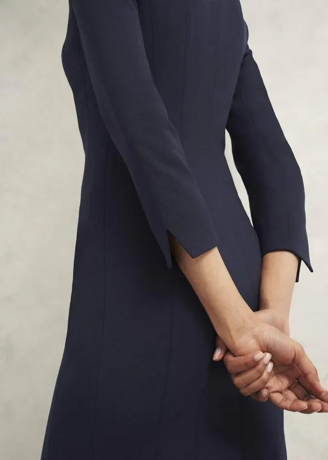 Dresses and Jumpsuits Women HOBBS Berkeley Dress With Wool Navy