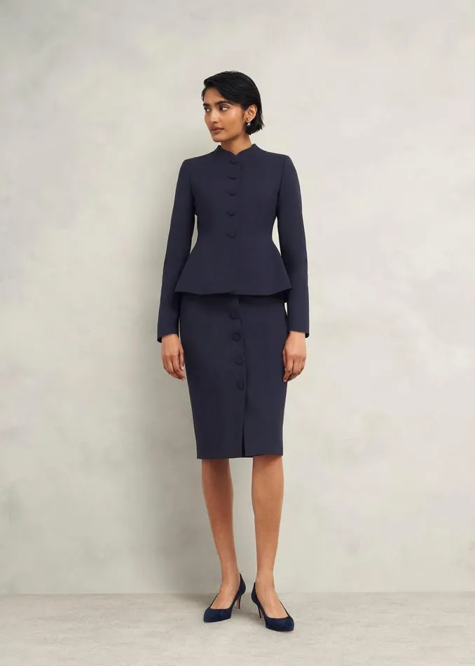 Dresses and Jumpsuits Women HOBBS Berkeley Dress With Wool Navy