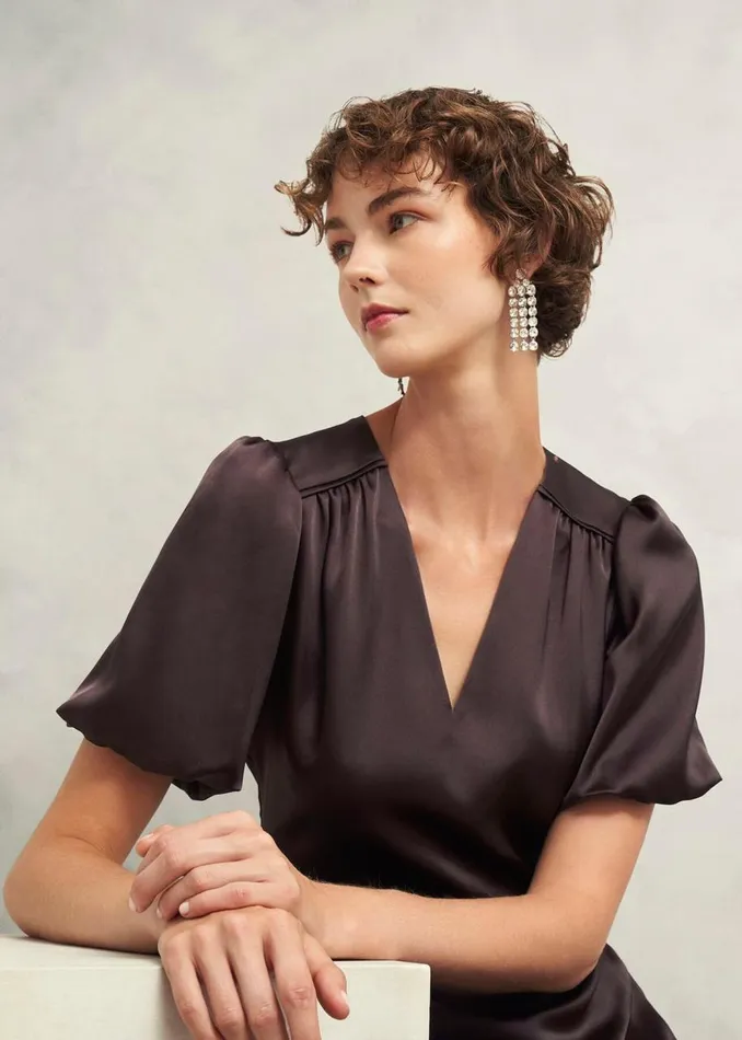 Dresses and Jumpsuits Women HOBBS Eastbury Dress Deep Brown