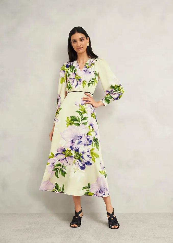 Dresses and Jumpsuits Women HOBBS Hidcote Dress Cream Multi