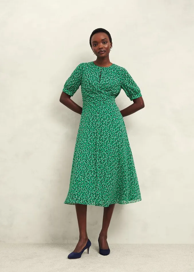 Dresses and Jumpsuits Women HOBBS Petite Bridget Dress Green Multi
