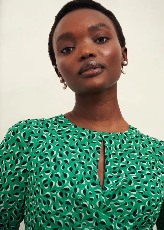 Dresses and Jumpsuits Women HOBBS Petite Bridget Dress Green Multi