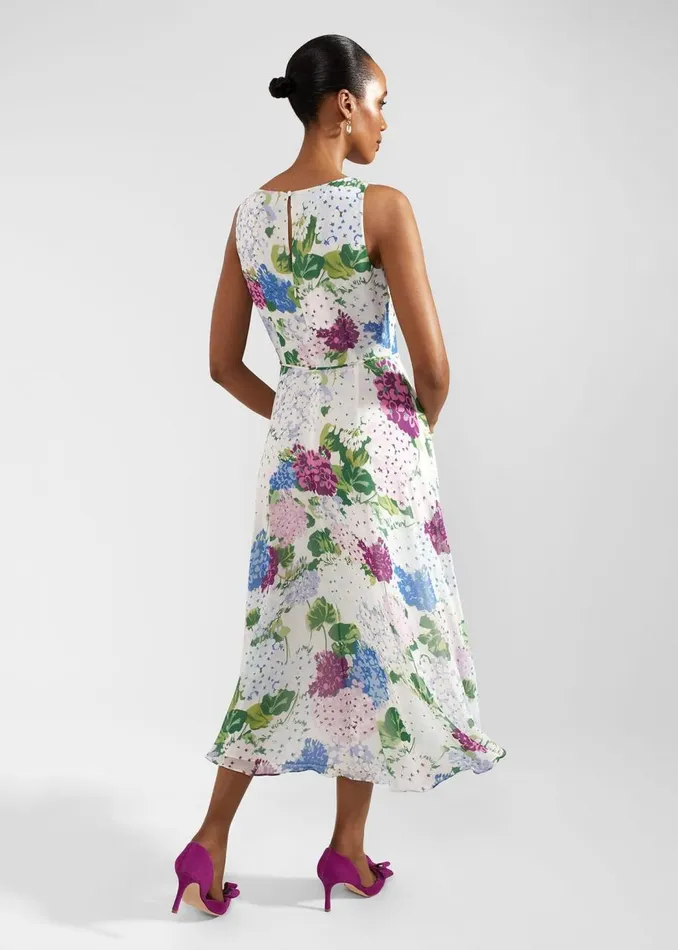 Dresses and Jumpsuits Women HOBBS Petite Carly Floral Dress Ivory Multi