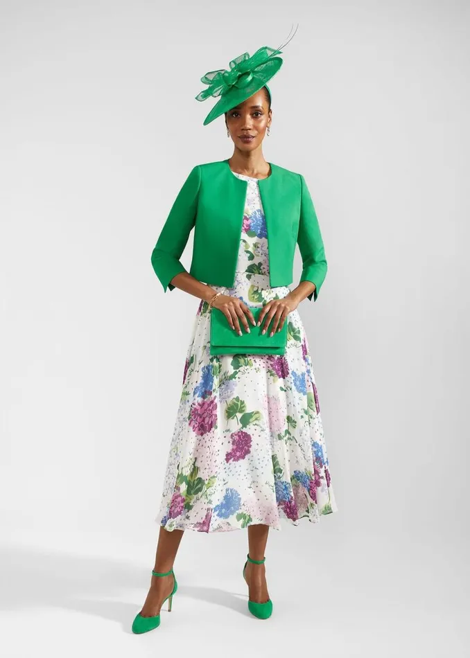 Dresses and Jumpsuits Women HOBBS Petite Carly Floral Dress Ivory Multi