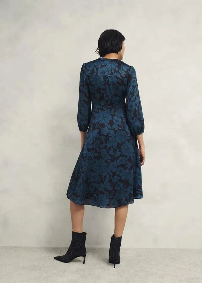 Dresses and Jumpsuits Women HOBBS Petite Romina Dress Black Kyanite