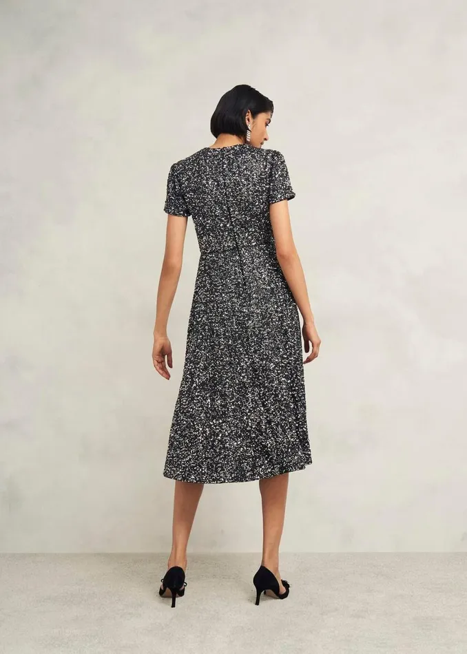 Dresses and Jumpsuits Women HOBBS Petite Tatiana Dress Black Silver