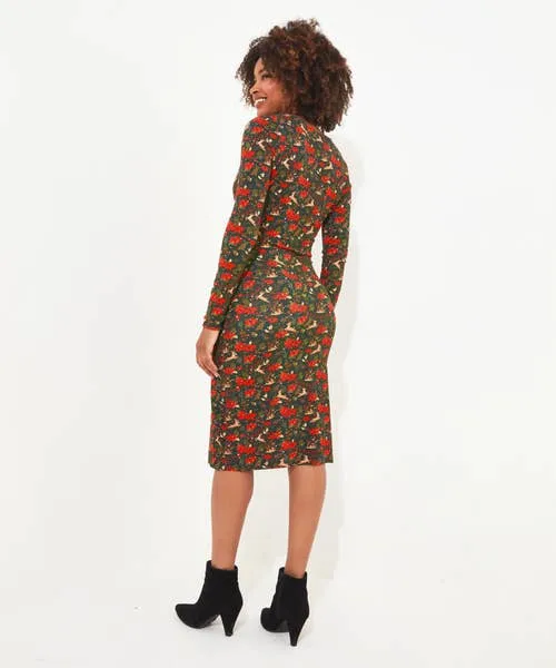 Dresses Apparel Joebrowns Fabulously Festive Wrap Dress Green