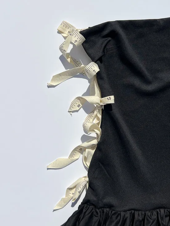 Dresses Side Bows CutOut Dress Black Measuring Tape Lisa Says Gah Women Dresses Side Bows CutOut Dress Black Measuring Tape Lisa Says Gah Women