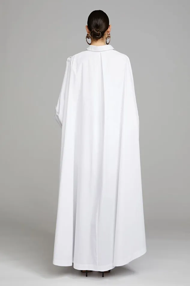 Dresses Women Halston Korina Dress In Poplin White