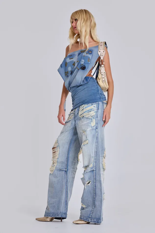 Dresses Women Jaded London Route 66 Studded Backless Dress