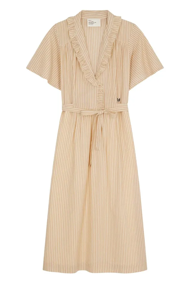 Dresses Women Leon and Harper Rare Line Dress Camel