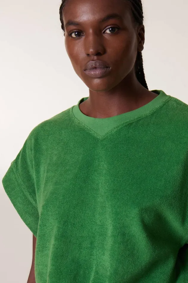 Dresses Women Leon and Harper Rei Plain Dress Green