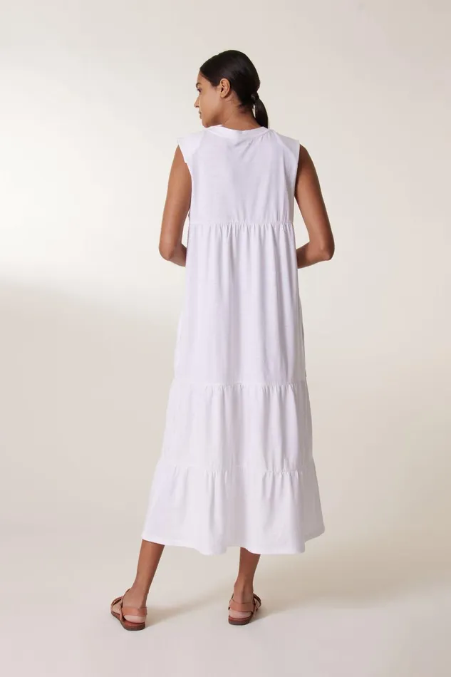 Dresses Women Leon and Harper Ryo Plain Dress White