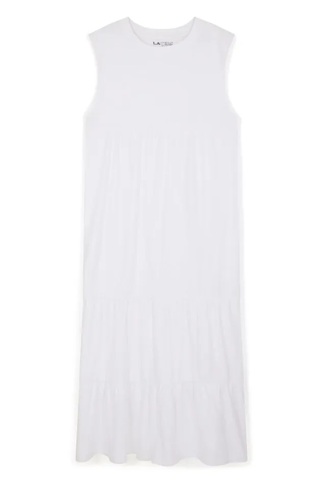 Dresses Women Leon and Harper Ryo Plain Dress White