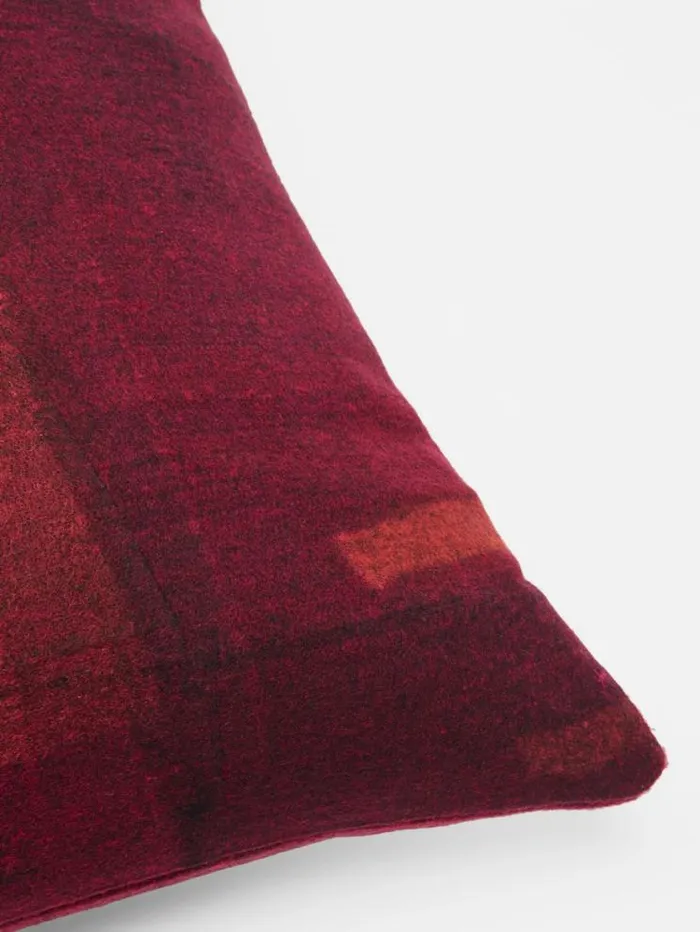 Eileen Fisher Accessories Waste No More 24 X 24 Felted Pillow Red 8211 Shop