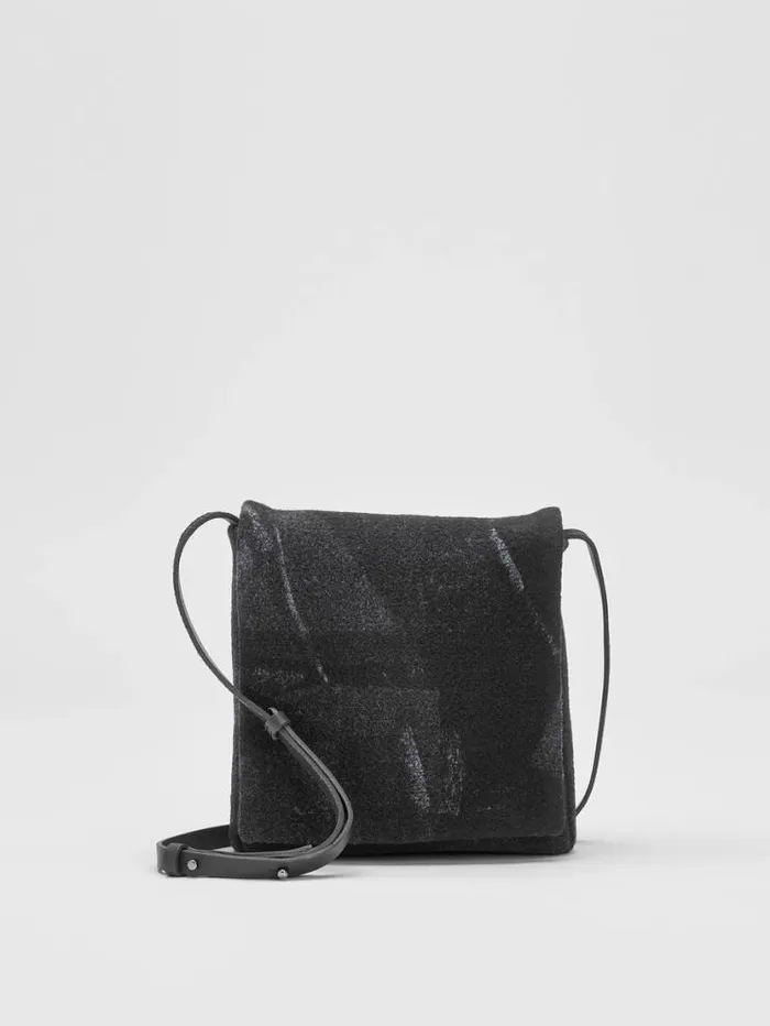 Eileen Fisher Accessories Waste No More Crossbody Bag Charcoal 8211 Shop