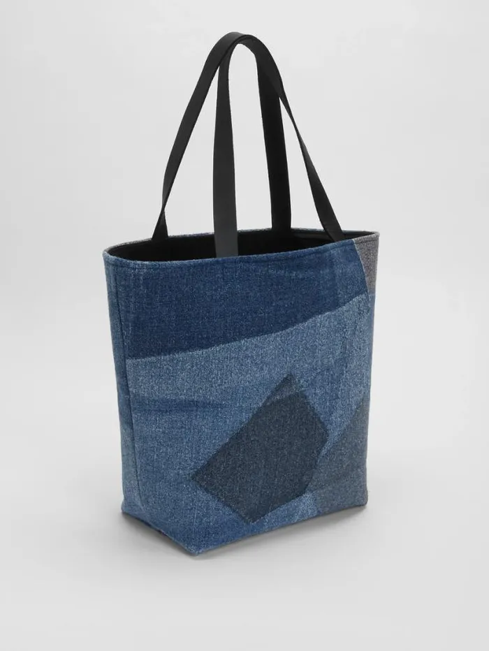Eileen Fisher Accessories Waste No More Large Denim Tote Indigo 8211 Shop