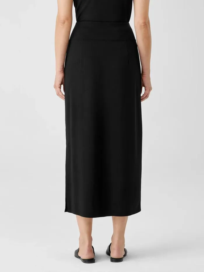 Eileen Fisher Dresses and Skirts Stretch Jersey Knit Straight Skirt Black 8211 Shop