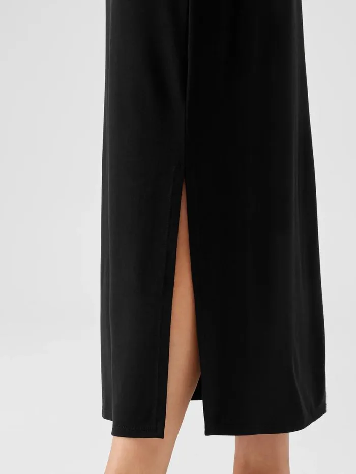 Eileen Fisher Dresses and Skirts Stretch Jersey Knit Straight Skirt Black 8211 Shop