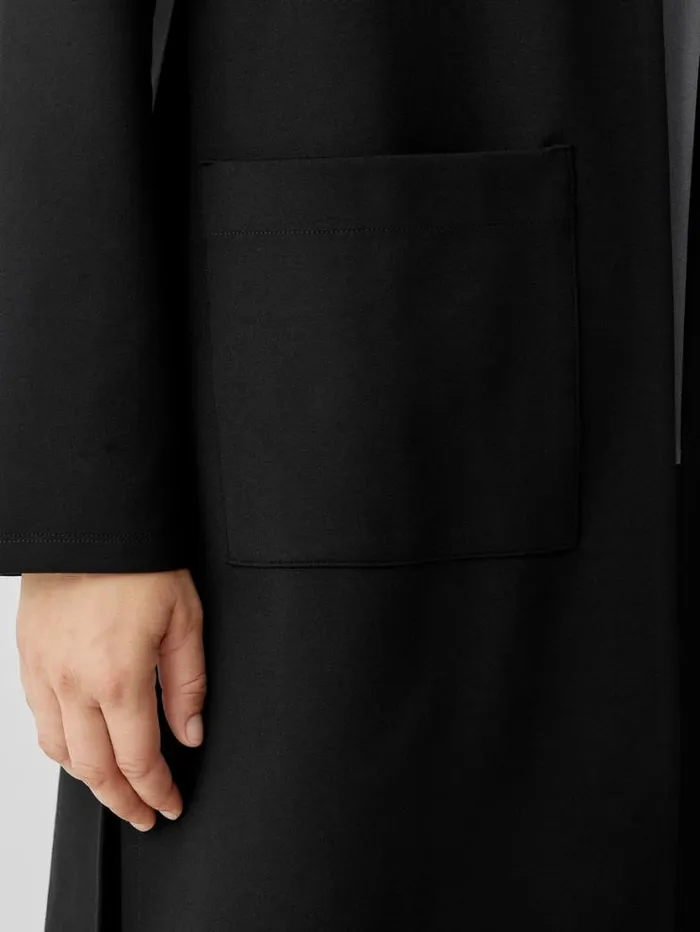 Eileen Fisher Jackets Coats and Vests Washable Flex Ponte Long Jacket Black 8211 Shop