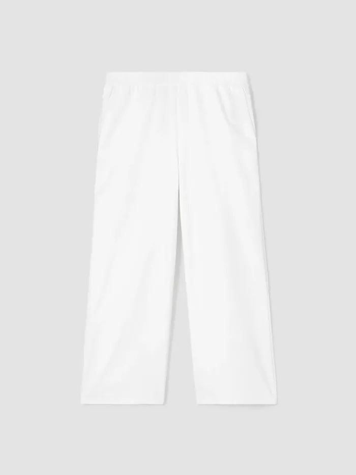 Eileen Fisher Pants Shorts and Jumpsuits Cotton Blend Ponte WideLeg Pant Black 8211 Shop