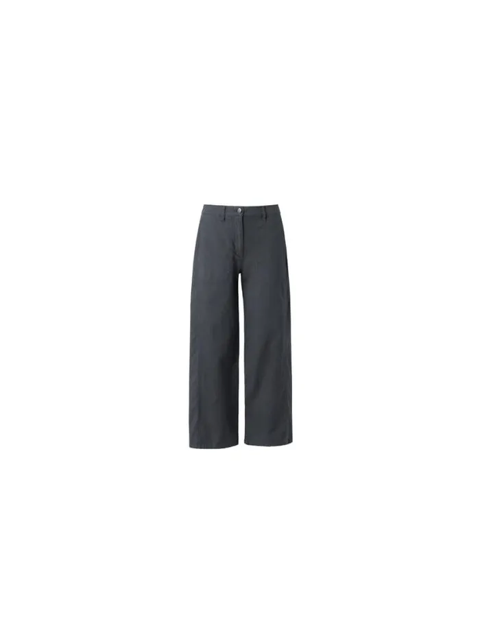 Eileen Fisher Pants Shorts and Jumpsuits Cotton Hemp Stretch WideLeg Pant Black 8211 Shop
