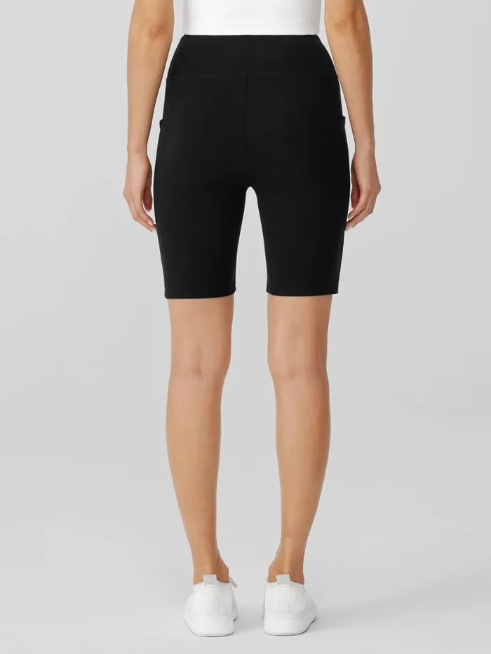 Eileen Fisher Pants Shorts and Jumpsuits Pima Cotton Stretch Jersey Shorts Black 8211 Shop