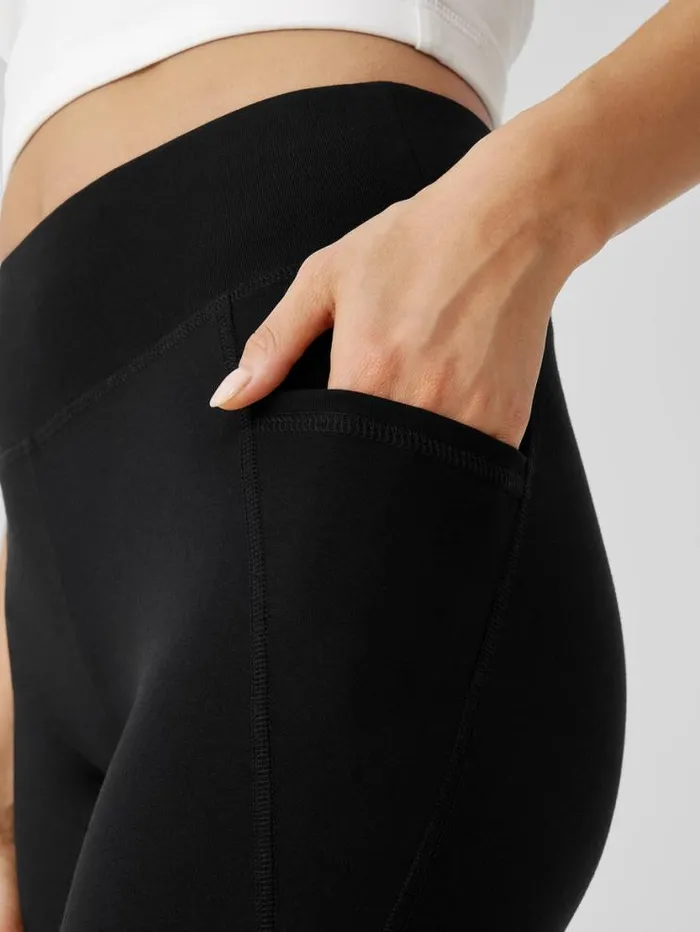 Eileen Fisher Pants Shorts and Jumpsuits Pima Cotton Stretch Jersey Shorts Black 8211 Shop