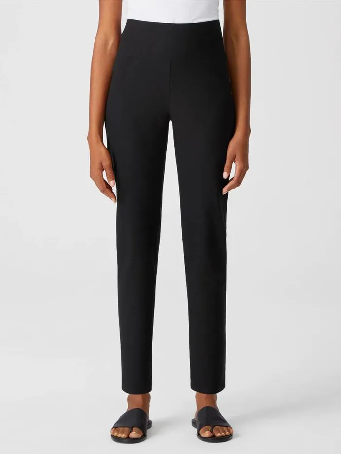 Eileen Fisher Pants Shorts and Jumpsuits Washable Stretch Crepe High Waisted Pant Black 8211 Shop