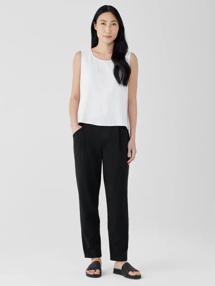 Eileen Fisher Petite Cotton Blend Ponte Carrot Pant Black 8211 Shop