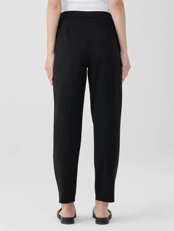 Eileen Fisher Petite Cotton Blend Ponte Carrot Pant Black 8211 Shop