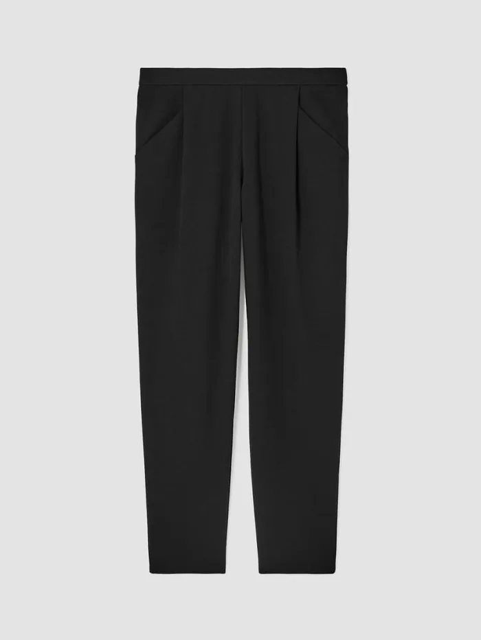 Eileen Fisher Petite Cotton Blend Ponte Carrot Pant Black 8211 Shop
