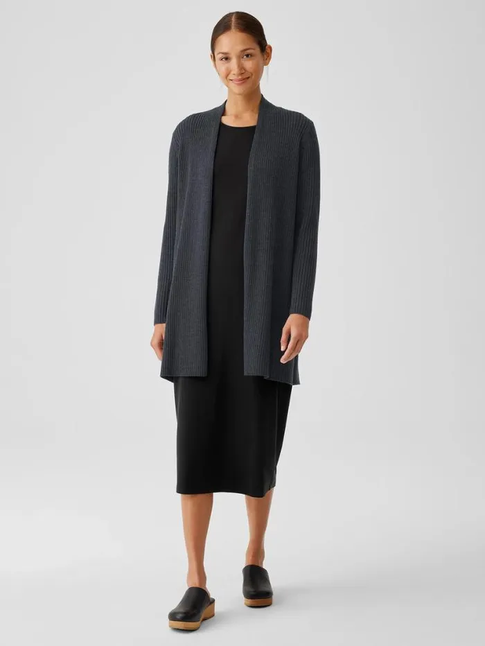 Eileen Fisher Petite Stretch Jersey Knit Jewel Neck Dress Black 8211 Shop