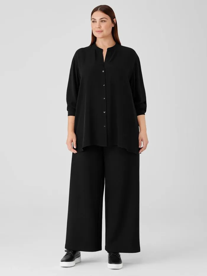 Eileen Fisher Petite Washable Flex Ponte HighWaisted Pant Black 8211 Shop