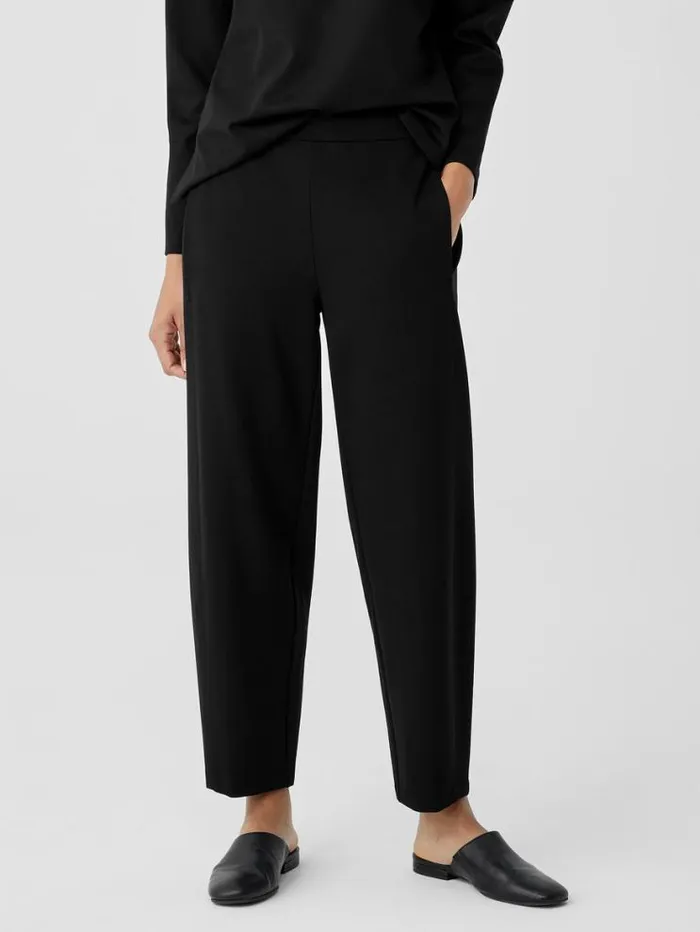 Eileen Fisher Petite Washable Flex Ponte Lantern Pant Black 8211 Shop