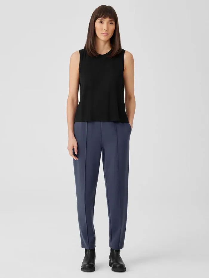 Eileen Fisher Petite Washable Flex Ponte Pintuck Pant Ocean 8211 Shop
