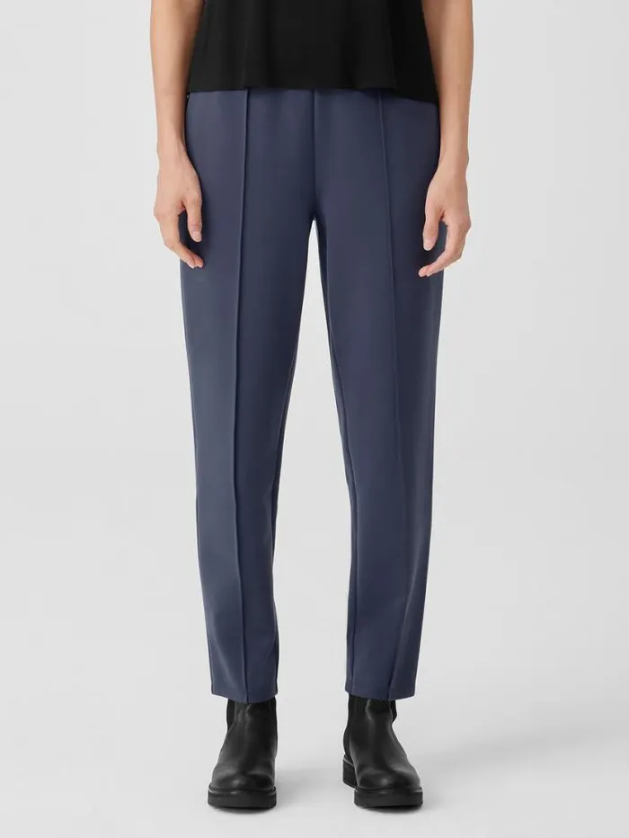 Eileen Fisher Petite Washable Flex Ponte Pintuck Pant Ocean 8211 Shop