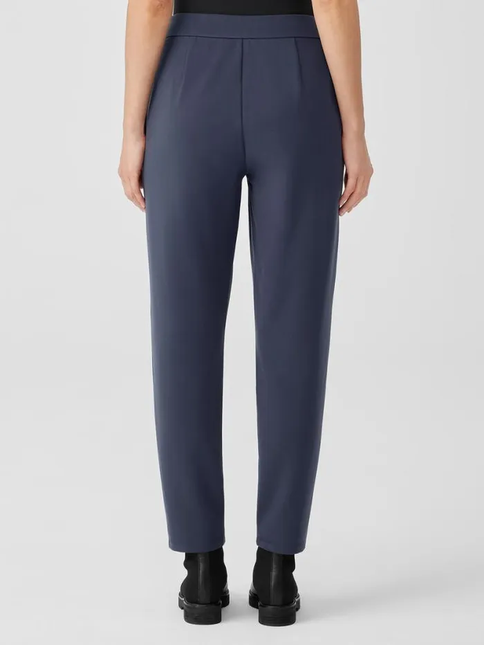 Eileen Fisher Petite Washable Flex Ponte Pintuck Pant Ocean 8211 Shop