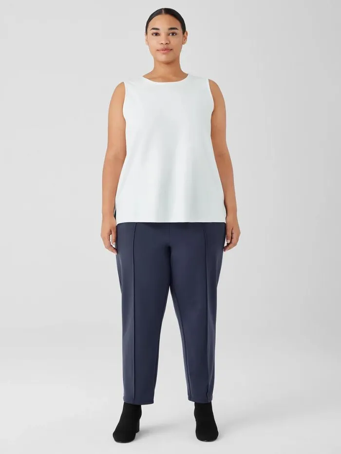 Eileen Fisher Petite Washable Flex Ponte Pintuck Pant Ocean 8211 Shop