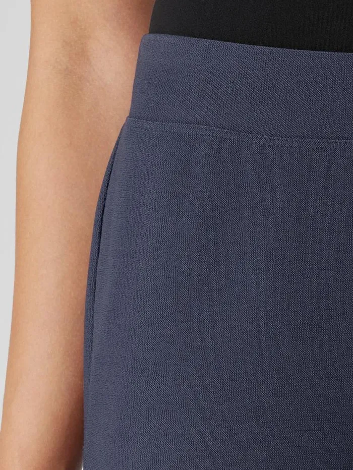 Eileen Fisher Petite Washable Stretch Crepe Straight Pant Ocean 8211 Shop