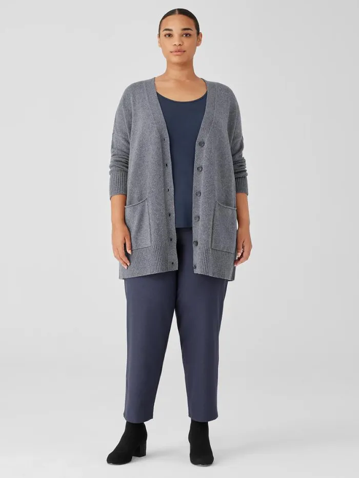 Eileen Fisher Petite Washable Stretch Crepe Straight Pant Ocean 8211 Shop