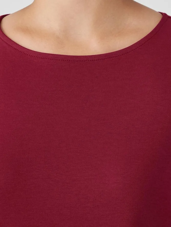 Eileen Fisher Sleepwear Organic Cotton Interlock Sleep Dress Cranberry 8211 Shop