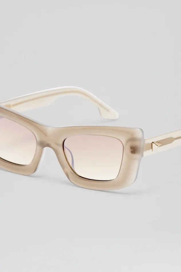 Eyewear Scanlan Theodore Women ST ANGULAR CAT SUNGLASSES CRYSTALGREY Eyewear Scanlan Theodore Women ST ANGULAR CAT SUNGLASSES CRYSTALGREY