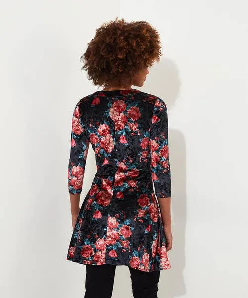 Favourite Festive Crushed Velour Tunic Berry Apparel Dresses Joebrowns Favourite Festive Crushed Velour Tunic Berry Apparel Dresses Joebrowns