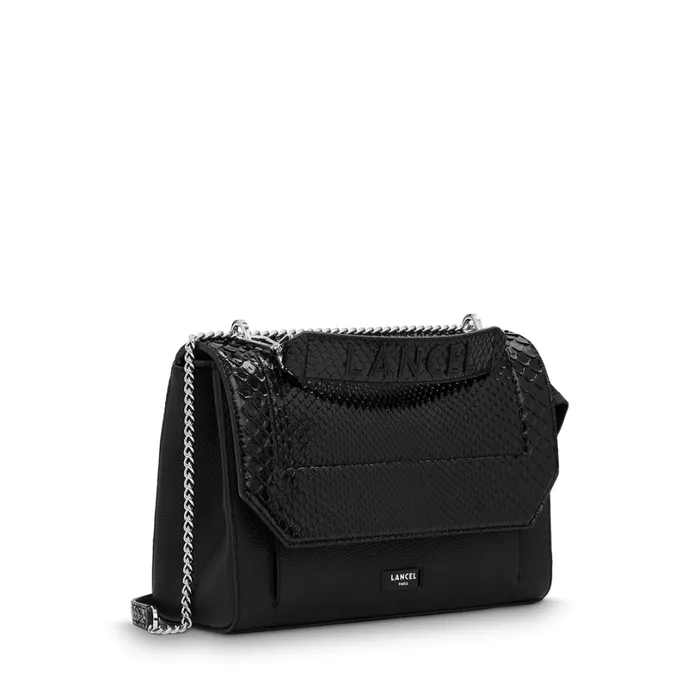 Flap Bag With Handle Black Women Lancel Shoulder Bags Flap Bag With Handle Black Women Lancel Shoulder Bags