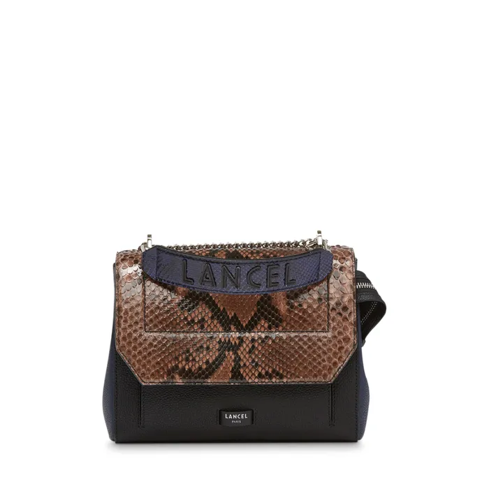 Flap Bag With Handle Brownblackpetrol Women Lancel Cross Body Bags