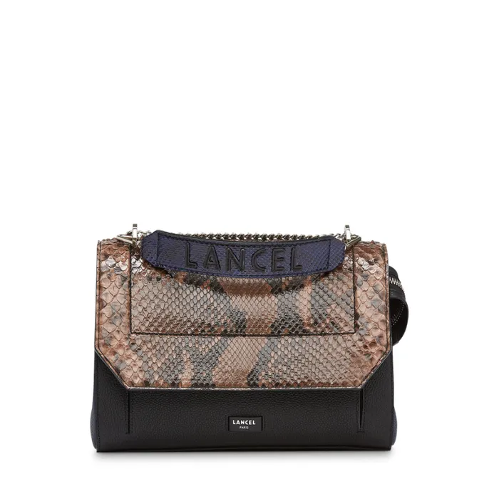 Flap Bag With Handle Brownblackpetrol Women Lancel Shoulder Bags