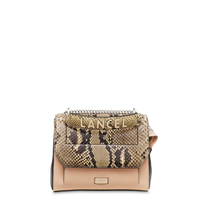 Flap Bag With Handle Pollennudeblack Women Lancel Hand Bags