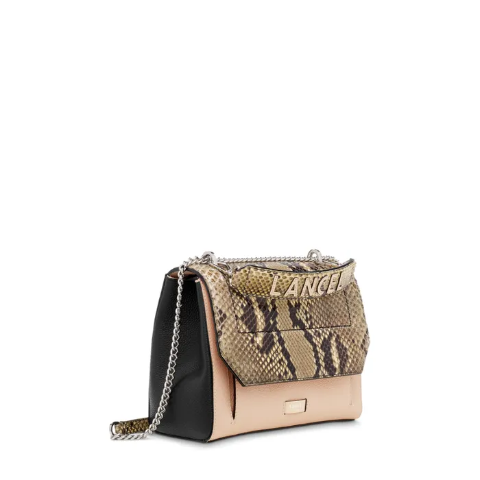 Flap Bag With Handle Pollennudeblack Women Lancel Hand Bags