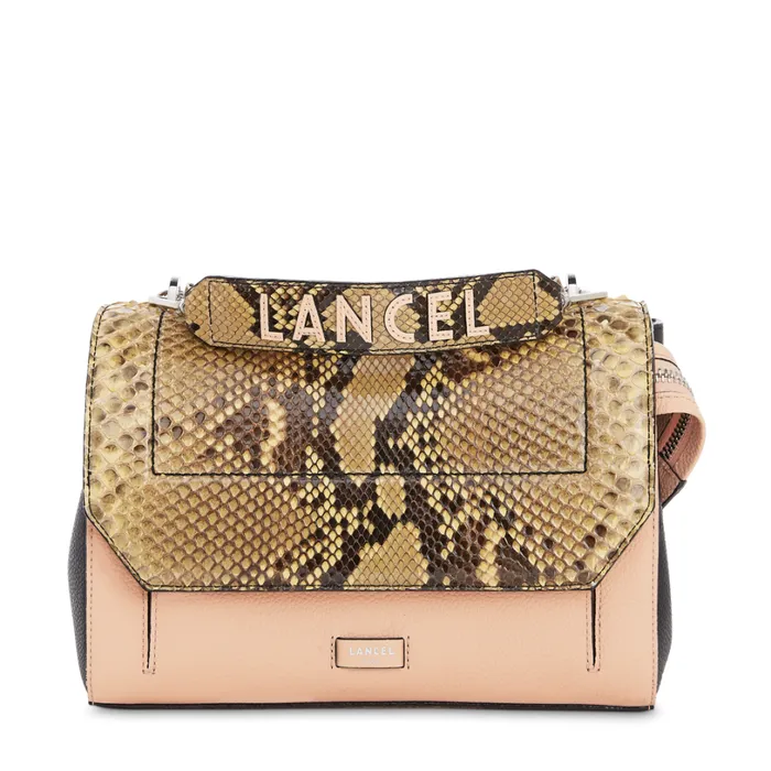 Flap Bag With Handle Pollennudeblack Women Lancel The Exotics